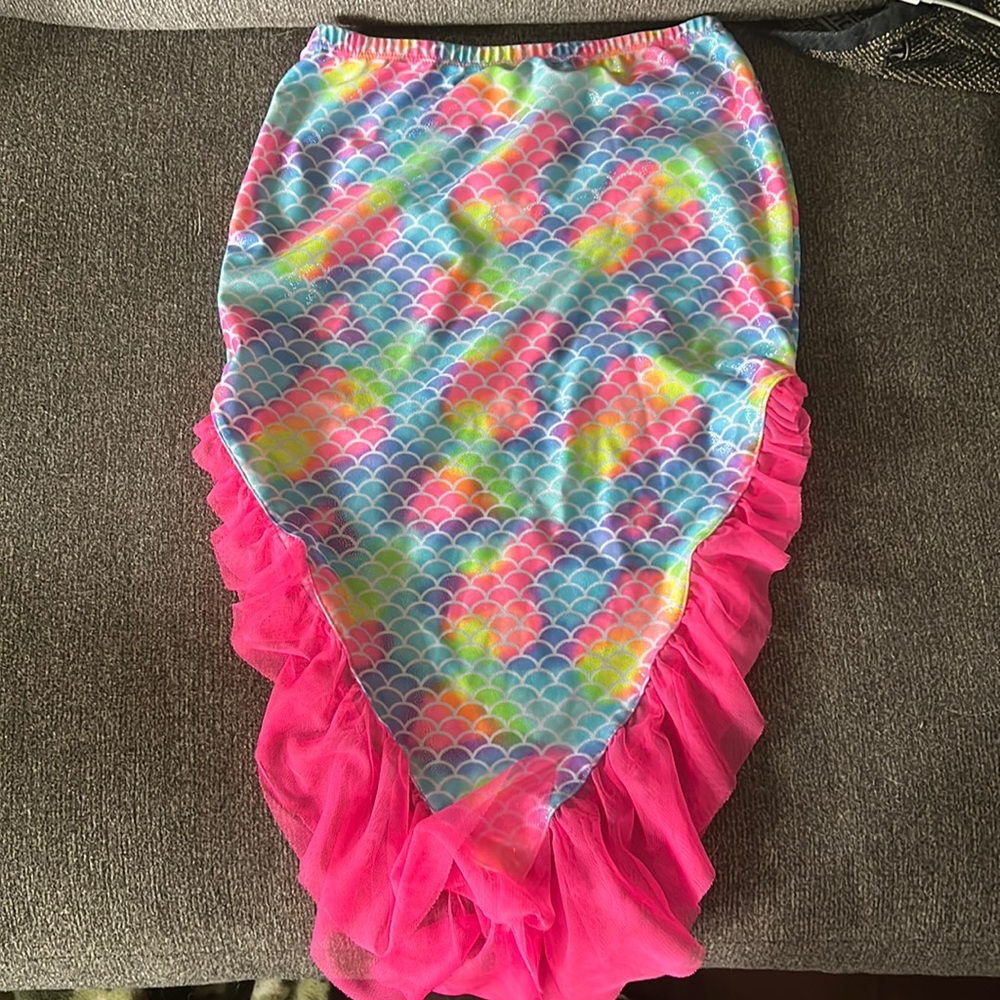 Mermaid tail swimsuit coverup